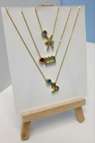 Picture of Zodiac Sign Necklace (Capricorn, Aquarius, and Pisces)